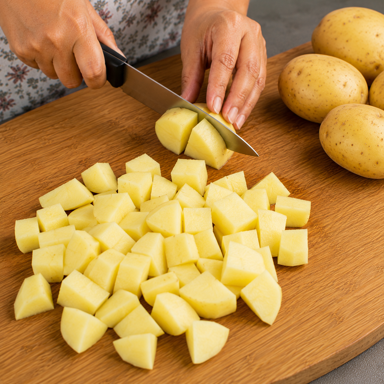 Potato Cutting