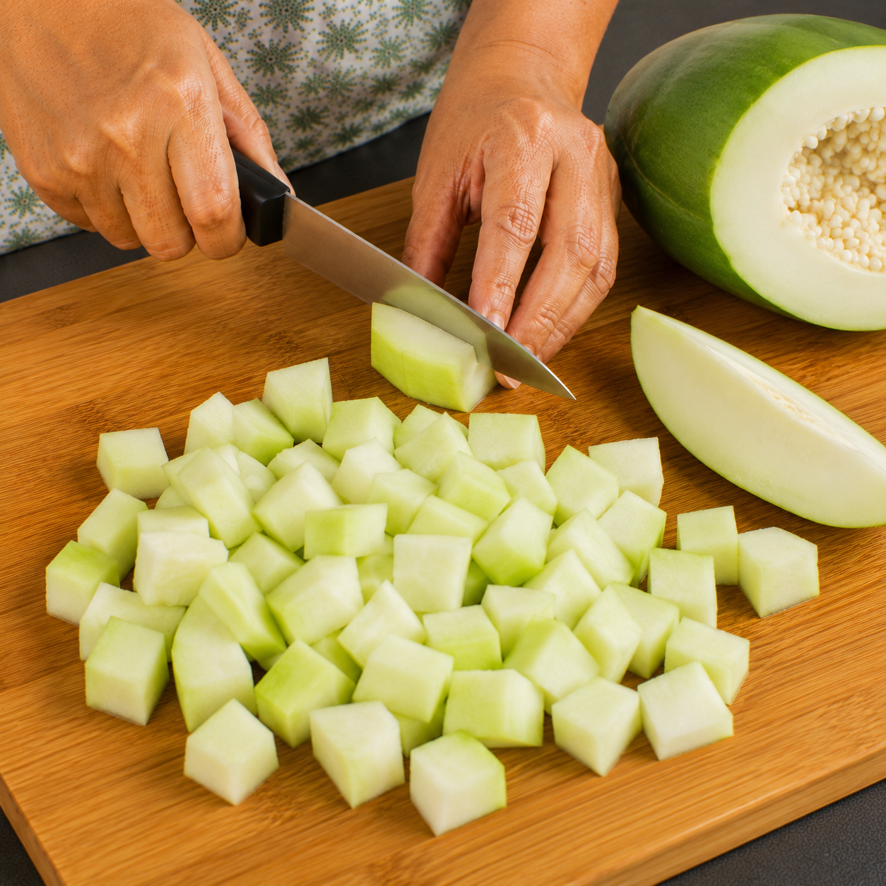 Papaya Cutting